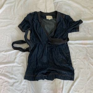 Anthropologie wrap romper